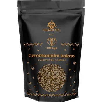 Herufek & Cacayo BIO Ceremoniální kakao s vůní vanilky a skořice