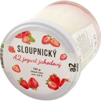 Mlékárna Řetová Sloupnický A2 jogurt jahodový
