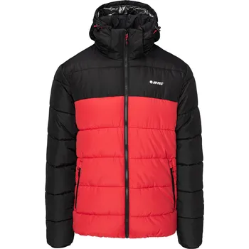 Pánská Zimní prošívaná bunda HI-TEC VARMI II M000264395 – Černá XXL