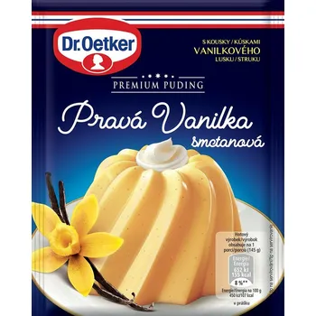 Dr.Oetker Premium puding Pravá vanilka smetanová