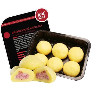 Hotové jídlo Lef Bramborové knedlíky plněné uzeným masem 330 g