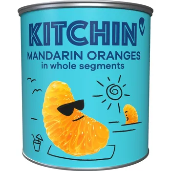 Kitchin Mandarinky v mírně sladkém nálevu, loupané