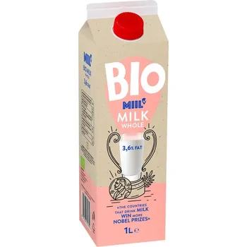 Mléko Miil BIO Čerstvé mléko plnotučné 3,6%
