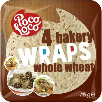 Pečivo Poco Loco Tortilla placky pšeničné celozrnné