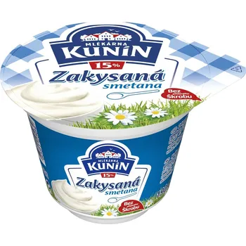 Mlékárna Kunín Smetana zakysaná 15%