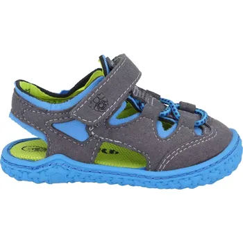 Dívčí tenisky Barefoot sandálky RICOSTA Kenny graphit/sky 22