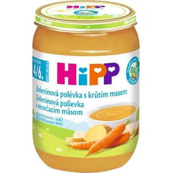 HiPP BIO Zeleninová polévka s krůtím masem
