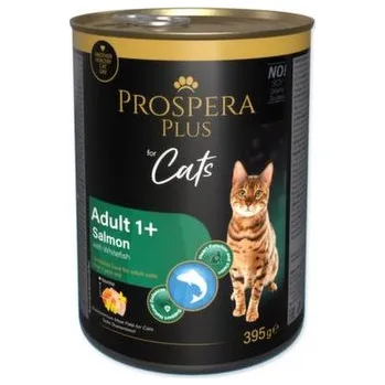 Krmivo pro kočku Prospera Plus Cat Adult Losos s Bílou Rybou konz. 395g