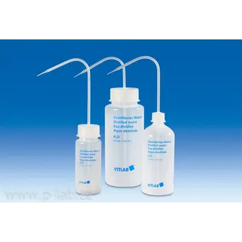 Střička čirá s potiskem LDPE | VITLAB (Objem (ml): 1000 , Závit GL: 63, Výška (mm): 226, Průměr (mm): 91, Ø (mm): 91, Balení (ks): 1)