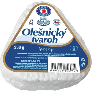 Moravia Olešnický tvaroh jemný 2 % tuku