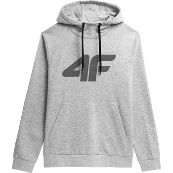 Pánská móda Mikina 4F Light Grey 1029628 Small