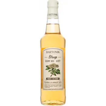 Sirup Bartonik Sirup květ černého bezu sklo