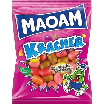 Cukrovinka Haribo Maoam Kracher Bonbóny s šumivou náplní
