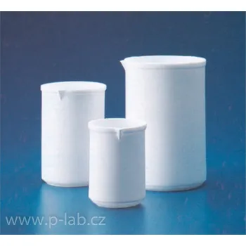 Kádinka nízká silnostěnná PTFE | BRAND (Objem (ml): 500, Průměr (mm): 80 , Výška (mm): 125, Balení (ks): 1)