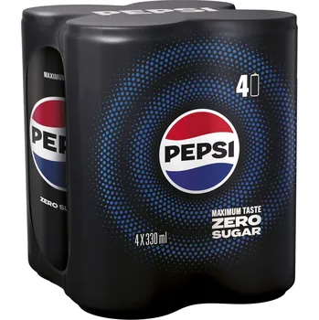 Limonáda Pepsi Zero Sugar plech multipack (4×330ml)