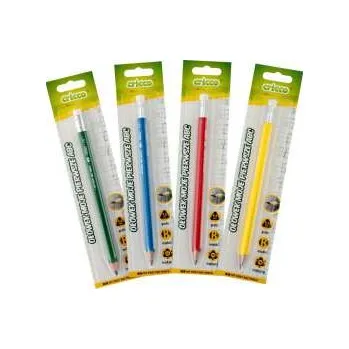 Grafitová tužka Grafitová tužka Cricco moje první ABC - s pryží, B, mix barev, blistr, 1 ks