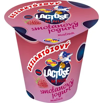 Tami Bezlaktózový smetanový jogurt malina