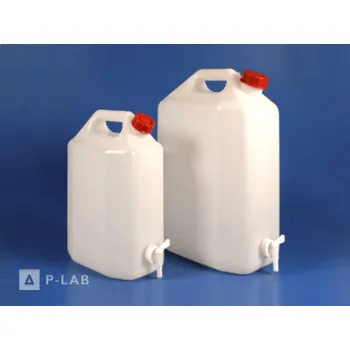 Kanystr Kanystr HDPE s výpustným kohoutem | KARTELL (Objem (l): 20, Rozměry š × h × v (mm): 370 × 180 × 470, Balení (ks): 1)