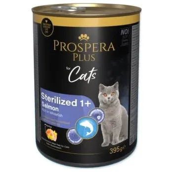 Krmivo pro kočku Prospera Plus Cat Sterilized Losos Bílá Ryba konz. 395g