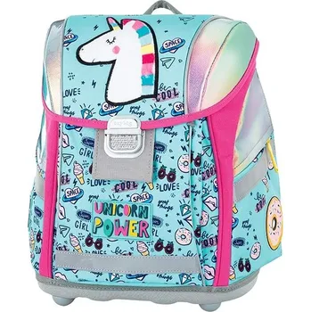 Školní batoh Oxybag Školní batoh Premium Light Unicorn iconic