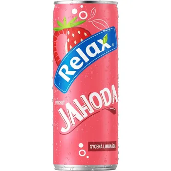 Limonáda Relax Jahoda sycená limonáda