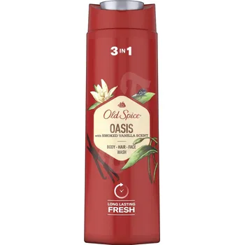 Koupelová kosmetika Old Spice Oasis sprchový gel pro muže 3v1 s vůní kouřové vanilky
