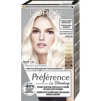 Barva na vlasy L'Oréal Paris Préférence Permanentní barva na vlasy – absolutně platinová