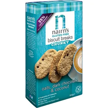 Nairn's Ovesné sušenky s čokoládou a kokosem bez lepku