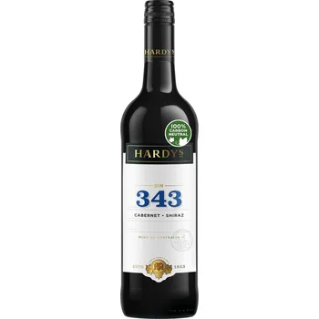 Víno Hardys Bin 343 Shiraz Cabernet CO2 neutrální