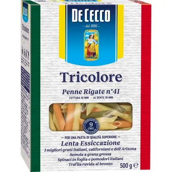 De Cecco Penne Rigate Tricolore
