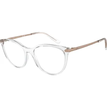 Brýlová obroučka Armani Exchange 3078 čirá lesk, stranice bronzová lesk 8333