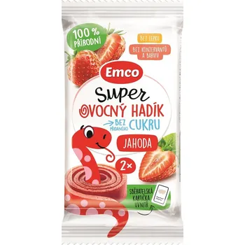 Čaj Emco Super ovocný hadík jahoda