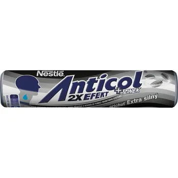 Bonbon Anticol Extra strong mentolové bonbóny s náplní