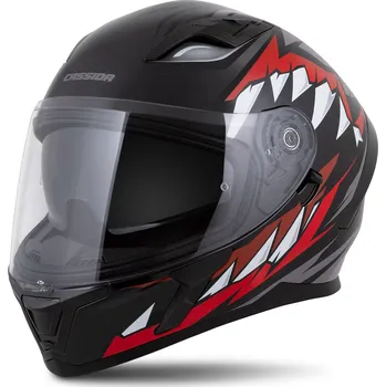 Helma na motorku Přilba Orbit StriX, CASSIDA (červená/šedá/bílá/černá) 2026 (Velikost: L (59 až 60 cm))