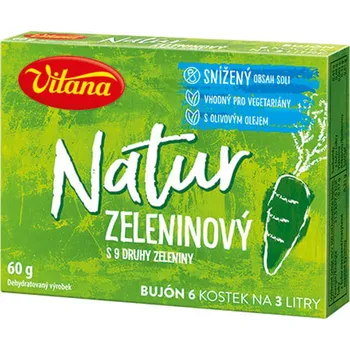 Koření Vitana Natur bujón zeleninový 3l (6×10g)