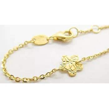 Náramek Klenoty Budín Dámský gravírovaný zlatý náramek 585/1,39gr 17,5cm HK7095 (Klenoty Budín Dámský gravírovaný zlatý náramek 585/1,39gr 17,5cm HK7095)