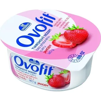 Milko Ovofit dezert jahodový