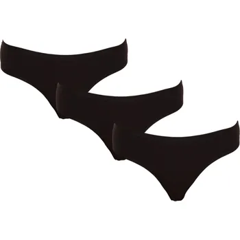 Kalhotky 3PACK dámské kalhotky Nedeto černé (3NK001) S Možnost vrácení zboží ZDARMA do 120 dnů!