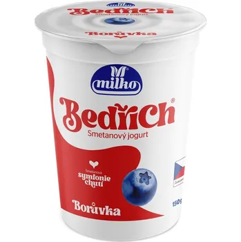 Milko Bedřich smetanový jogurt borůvka 10 %