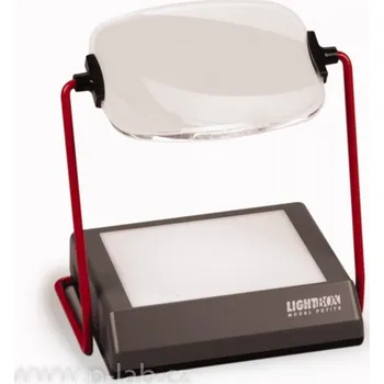 Lupa Box prosvětlovací (Popis: Lupa na stojánku 140 x 100 mm, Balení (ks): 1)