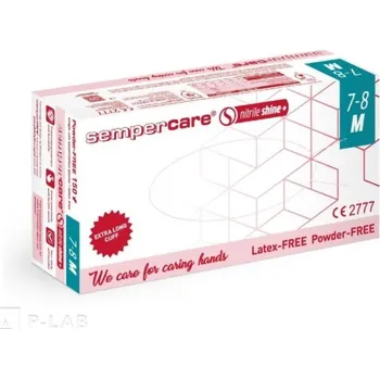 Pracovní rukavice Rukavice vyšetřovací nitrilové prodloužené SEMPERCARE® nitrile shine+ (Velikost: XL, Balení (ks): 10 x 135)