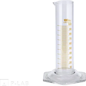 Válec odměrný nízký třídy B (Objem (ml): 500, Dělení (ml): 10,0, Tolerance (ml): ±10,0, Průměr (mm): 65, Výška (mm): 215, Balení (ks): 1)