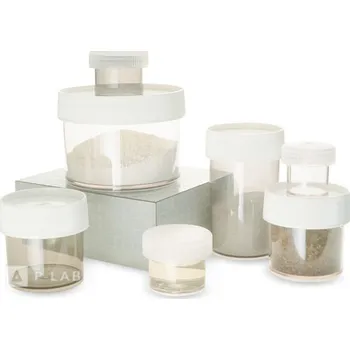 Nádobka PP a TPX (Objem (ml): 125, Průměr nádobky (mm): 69, Průměr víčka (mm): 70, Výška (mm): 74, Materiál: Nádobka PP, Balení (ks): 2)