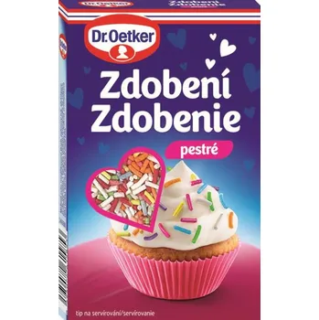Jedlá dekorace na dort Dr.Oetker Zdobení pestré