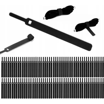 kabelová chránička ORGANIZÉR KABELŮ NA SUCHÝ ZIP SE ZÚŽENÝM KONCEM, 150x12mm, 100 ks (14 m)