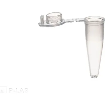 Mikrozkumavky s ochranným štítkem (Víčko: Ploché, Barva: červená, Balení (ks): 1 000)