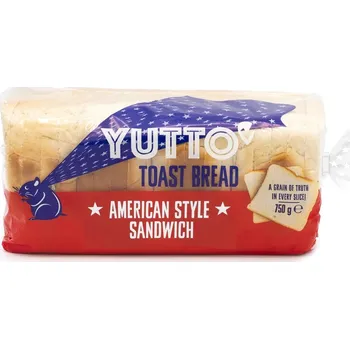 Trvanlivě pečivo Yutto American Style toustový pšeničný chléb, krájený