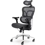 Kancelářská židle SIHOSEAT M99B ALU NET PDH, posuv sedáku, 3D podhlavník, 4D područky, nosnost 150 kg, záruka 5 let