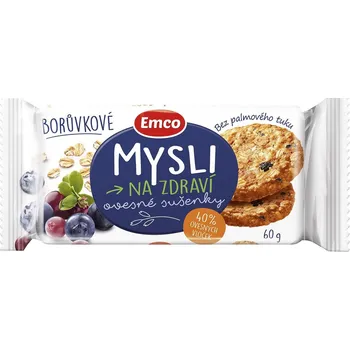 Emco Mysli na zdraví Ovesné sušenky borůvkové