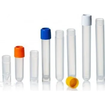 Zkumavka transportní s kulatým dnem | SIMPORT (Objem (ml): 5,0, Typ: kulaté dno, Průměr × výška (mm): 12,5 × 92, Balení (ks): 1000, Potisk: Zkumavky s potiskem)